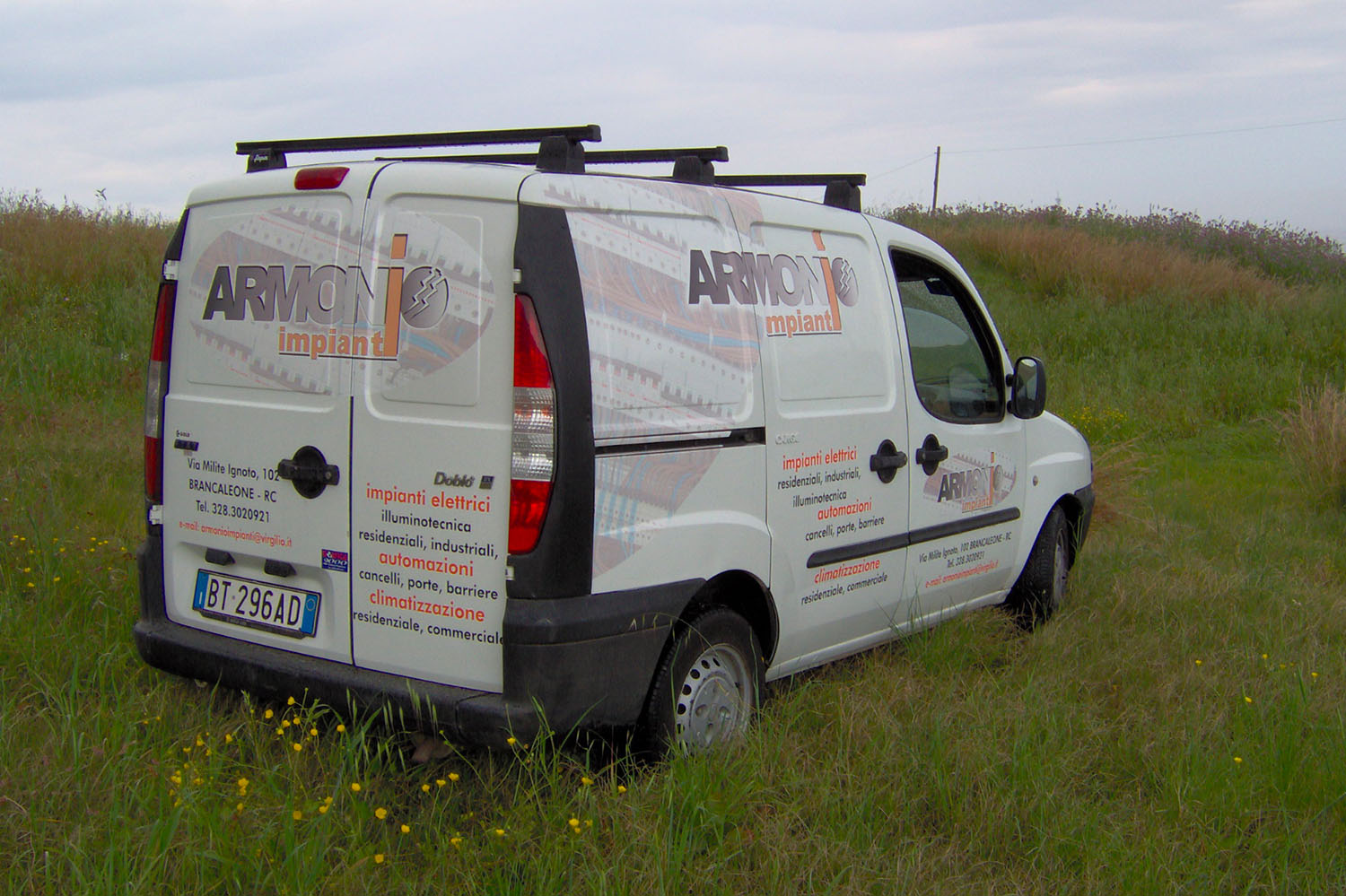 Il primo Fiat Doblò di Armonio Impianti acquistato nel 2005